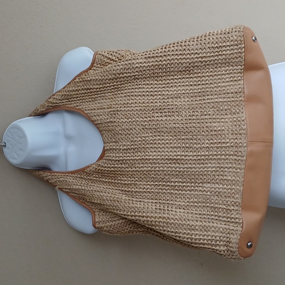 Banana Republic Woven Straw Tote Bag - Picture 3 of 11